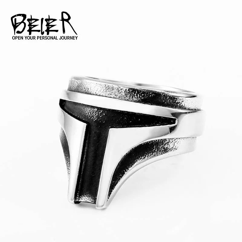 Beier 316L Stainless Steel Movie Product Personality Men Ring Punk Rock Cool Man High Quality Jewelry Wholesale LLBR8-607R - Madeinsea©