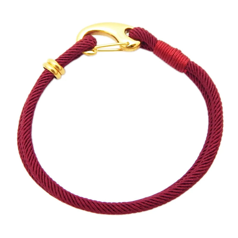 MKENDN Men Nautical Style Lobster Clasp Bracelet Outdoor Camping Rescue Emergency Rope Couple Bracelets Jewellry For Women Gifts