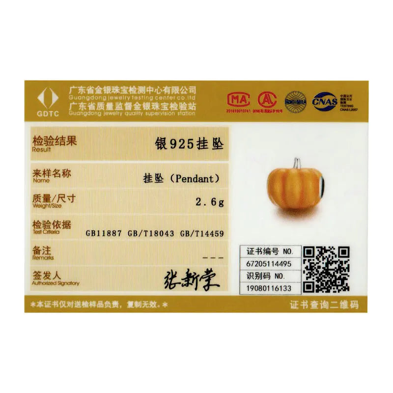 bamoer 925 Sterling Silver Cute Pumpkin Charm for Original Silver Plated platinum Bracelet Fine Jewelry DIY Bangle BSC333