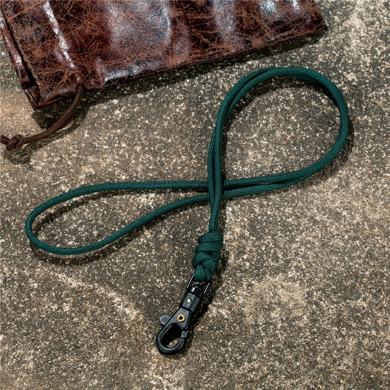 Outdoor Rock Climbing Plastic Clip Hanging Neck Rope Lanyard for iPhone Camera USB Holder ID Pass Card Name Badge Holder