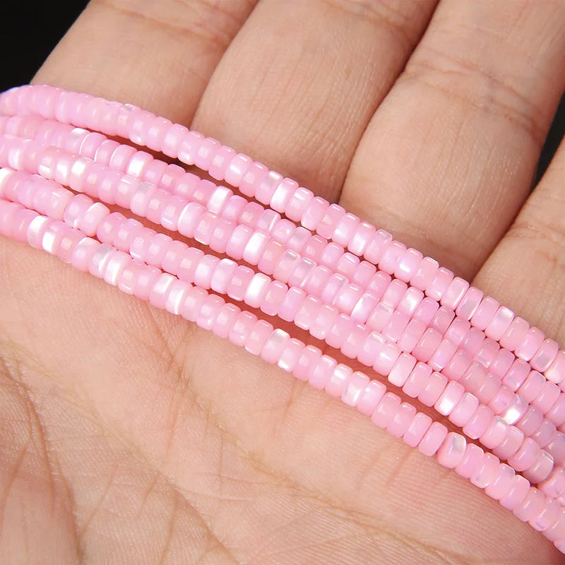 Multi Shape Size Natural Shell Beads Glitter Dyed Heishi Pearl Bead Mother of Pearl Beaded For Jewelry Making Necklace Bracelets