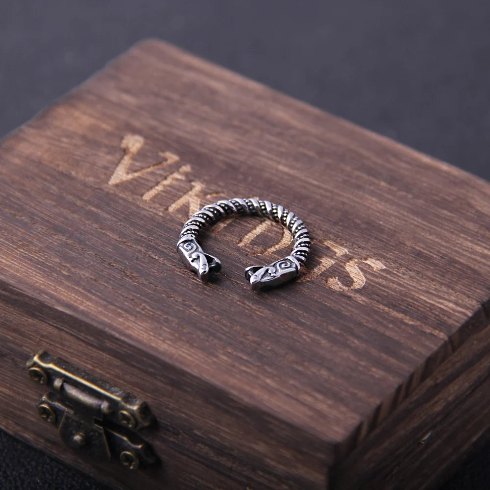 Viking Dragon Vintage Nordic Ring