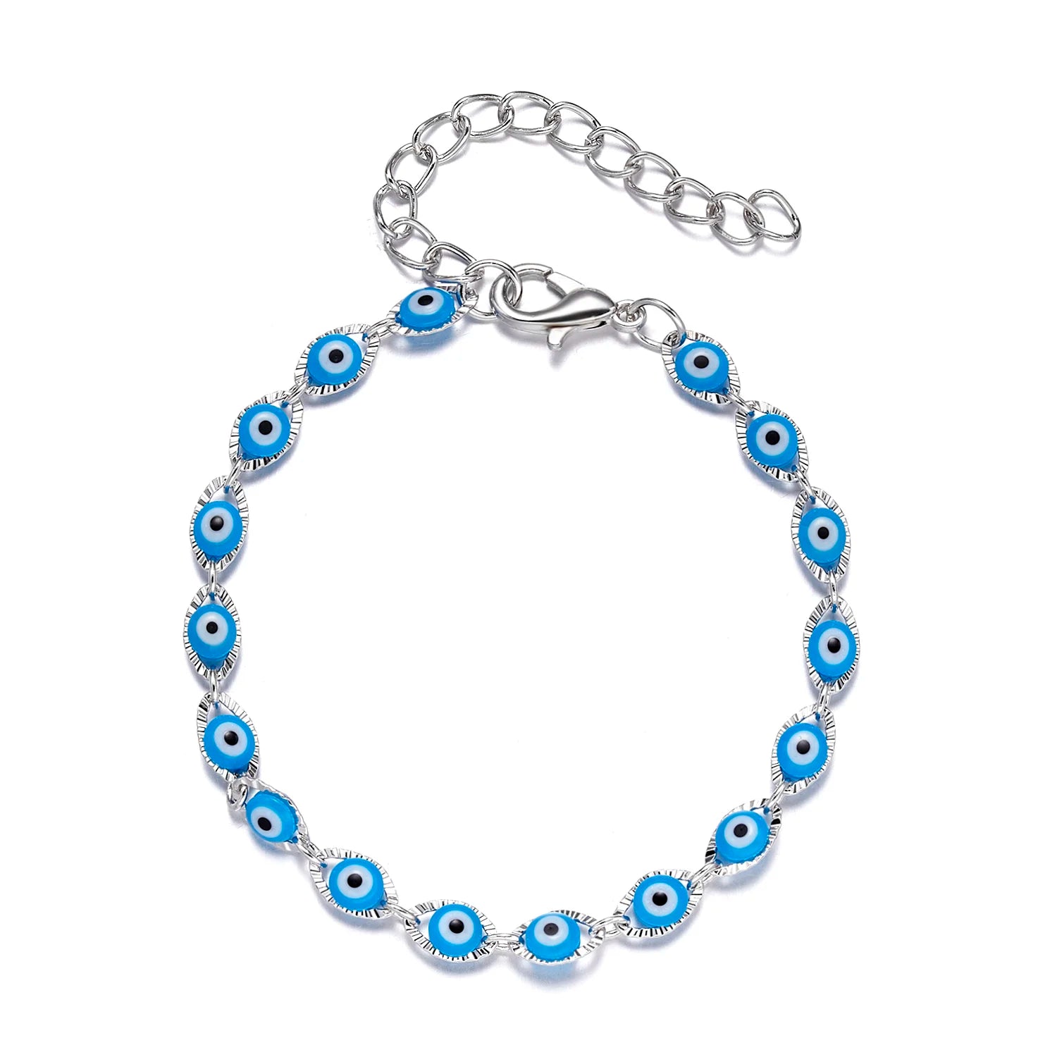 Turkish Lucky Evil Eye Bracelet For Women Blue Eyes Bead Handmade Bracelet Bangles Couple Friendship Birthday Party Jewelry Gift
