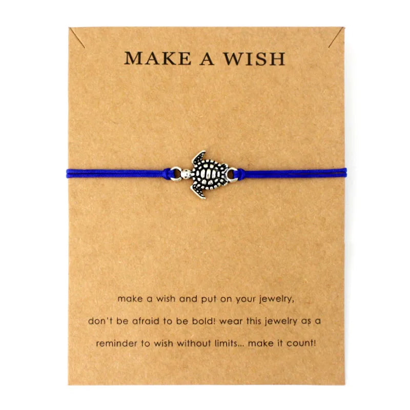 Ocean Waves Beach Nautical Surfing Adjustable Bracelets Sea Turtle Charms Women Men Boys Girls Unisex Jewelry Drop Shipping