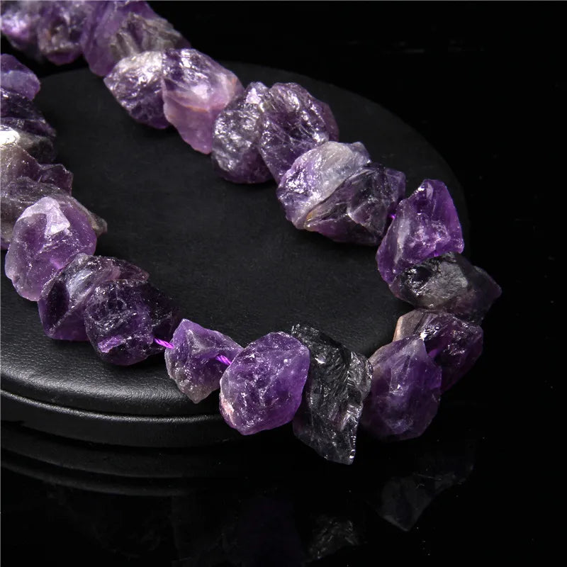 Natural Irregular Freeform Raw Stone Rough Amethy Citrine Apatite Bead 10-13mm Mineral Quartz Beads For Jewelry Making Wholesale