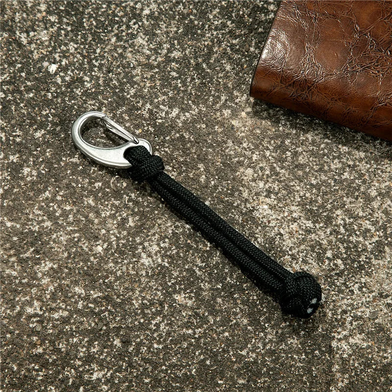 MKENDN 550 Paracord Keychain Lanyard Fist Knot High Strength Parachute Cord Self-defense Emergency Survival Tool Key Ring