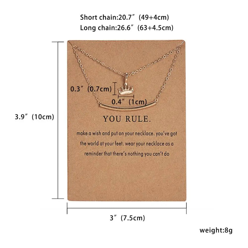 Hot Sale Imitation Pearl of Love Gold-Color Pendant Necklaces Clavicle Chains necklace Fashion Chain Necklace Women Jewelry
