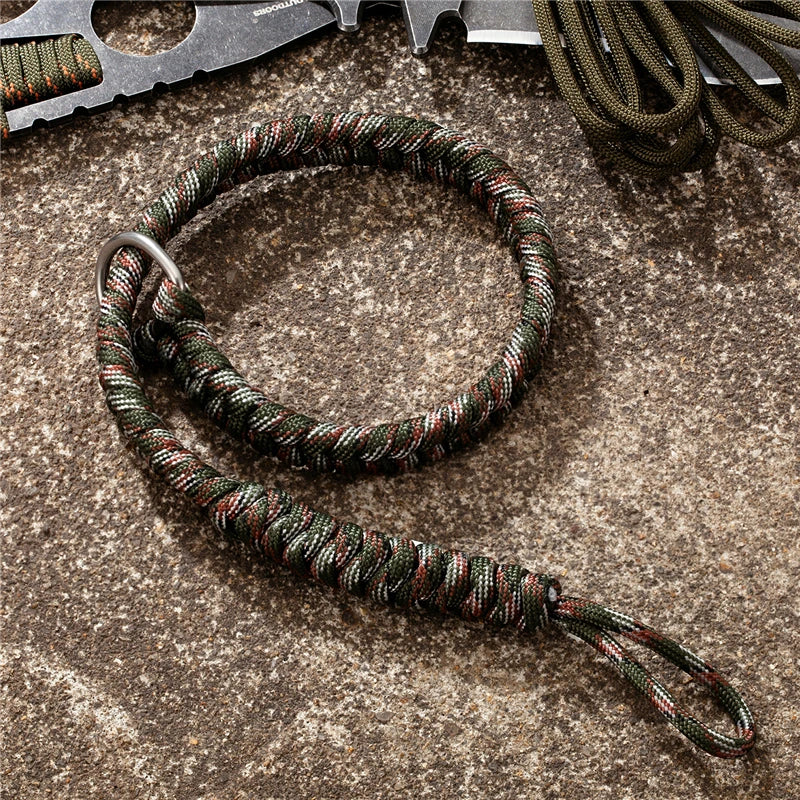 MKENDN Outdoor Rock Climbing 7-core Umbrella Rope Braided Bracelet Rope Camera Holder Device Anti-fall Wrist Rope Wrist Strap