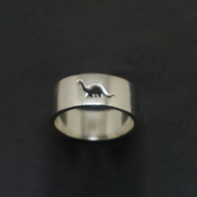 MKENDN Airplane Couple Ring for Women Men Pilot & Flight Butterfly Dinosaur Shark Ring Attendant Wedding Set Aviation Lover Gift - Madeinsea©