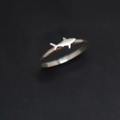 MKENDN Airplane Couple Ring for Women Men Pilot & Flight Butterfly Dinosaur Shark Ring Attendant Wedding Set Aviation Lover Gift - Madeinsea©