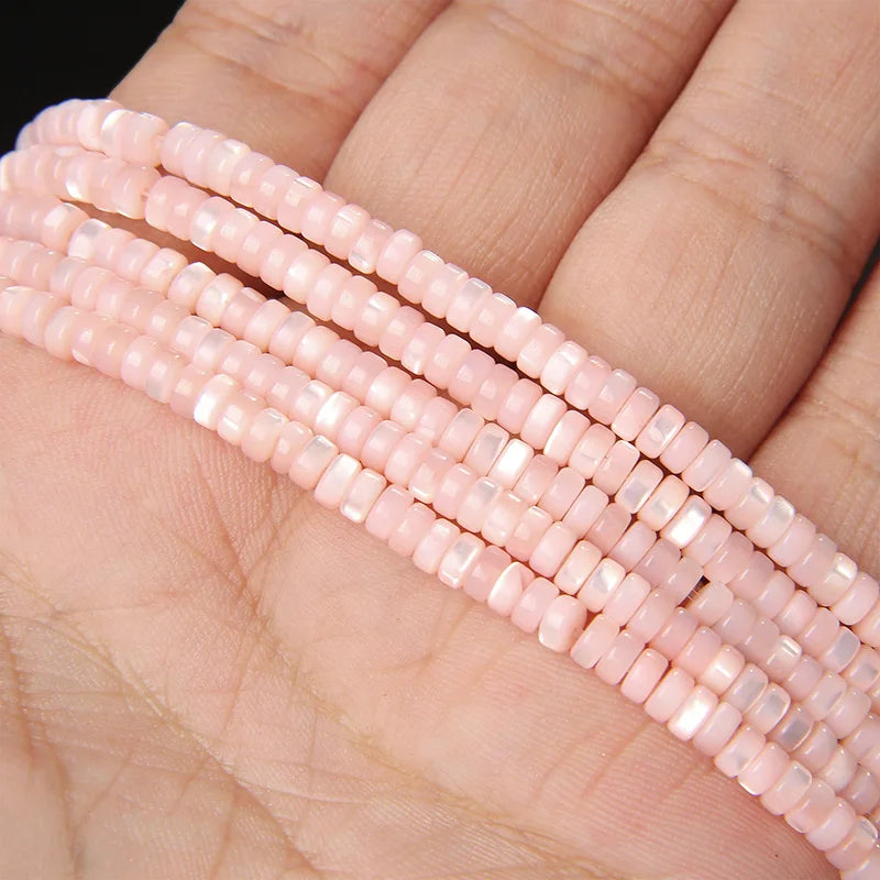 Multi Shape Size Natural Shell Beads Glitter Dyed Heishi Pearl Bead Mother of Pearl Beaded For Jewelry Making Necklace Bracelets