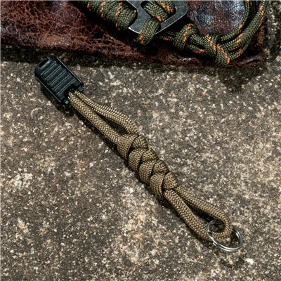 MKENDN NEW Handmade Multifunction 7-core Umbrella Rope Weaving Keychain Lanyard Anti-drop Rope Pull Tab For Flashlight Knife - Madeinsea©