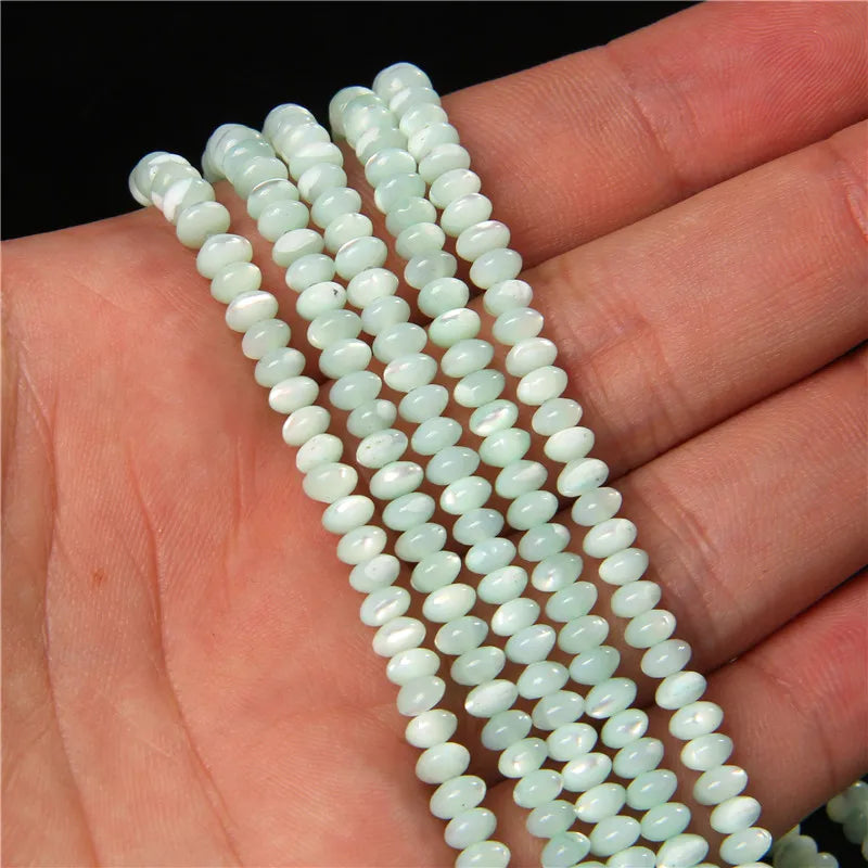 Multi Shape Size Natural Shell Beads Glitter Dyed Heishi Pearl Bead Mother of Pearl Beaded For Jewelry Making Necklace Bracelets