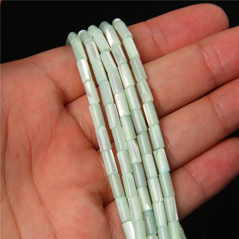 Multi Shape Size Natural Shell Beads Glitter Dyed Heishi Pearl Bead Mother of Pearl Beaded For Jewelry Making Necklace Bracelets
