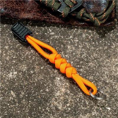 MKENDN NEW Handmade Multifunction 7-core Umbrella Rope Weaving Keychain Lanyard Anti-drop Rope Pull Tab For Flashlight Knife - Madeinsea©