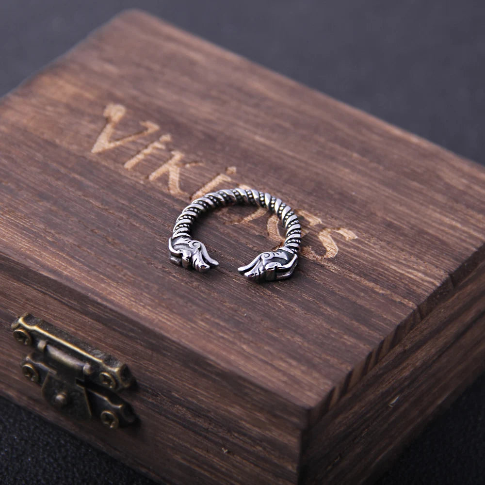 Viking Dragon Vintage Nordic Ring