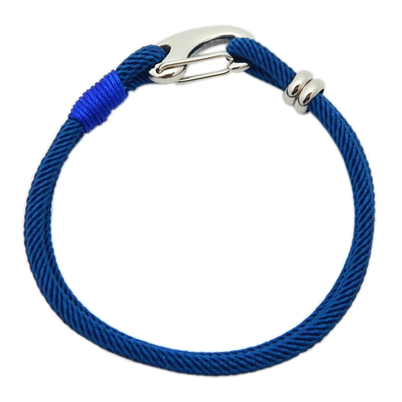 MKENDN Men Nautical Style Lobster Clasp Bracelet Outdoor Camping Rescue Emergency Rope Couple Bracelets Jewellry For Women Gifts