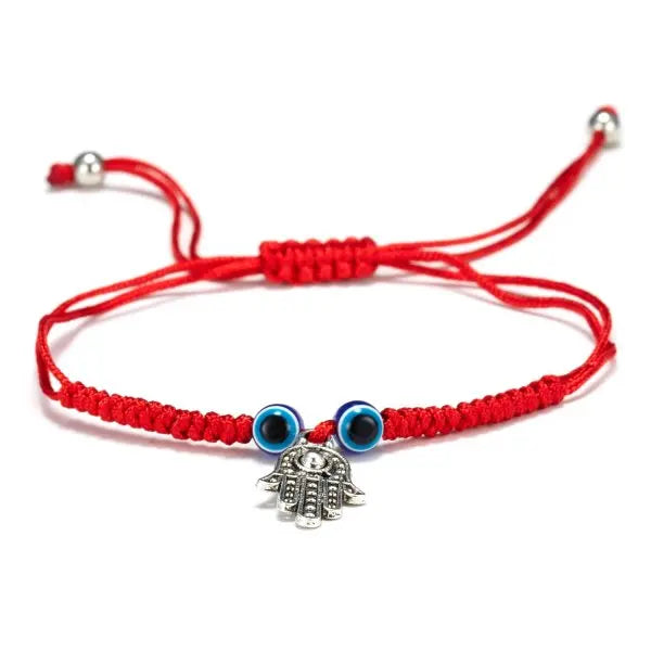Turkish Lucky Evil Eye Bracelets For Women Handmade Red Thread String Bracelet Charm Lucky Adjustable Rope Friendship Jewelry - Madeinsea©