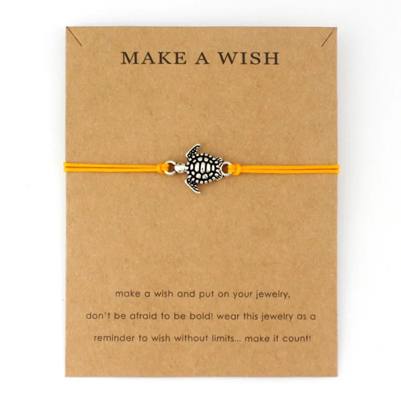 Ocean Waves Beach Nautical Surfing Adjustable Bracelets Sea Turtle Charms Women Men Boys Girls Unisex Jewelry Drop Shipping