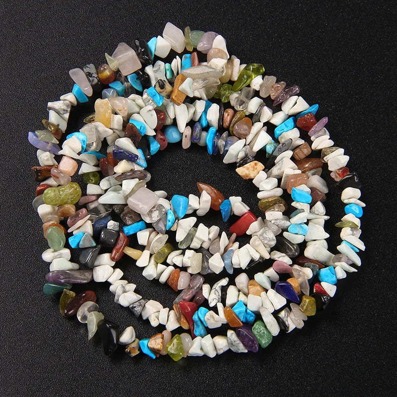 Natural Gravel Stone Beads Lapis Lazuil Bostwana Sodalite Chips Bead For Necklace Earrings Bracelets Jewelry Chain Beaded 3-5mm