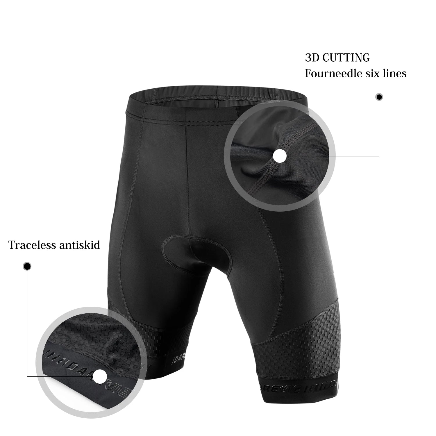 DAREVIE Men's Cycling Shorts 3D Gel Pad Cycling Shorts 6 Hours Ride Men's Cycling Bretelle Pro Ciclismo Shorts MTB Road Cycling - Madeinsea©