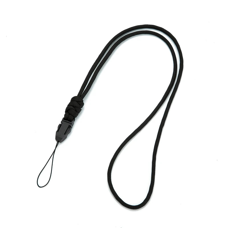 Multi-function Paracord Survival neckband lanyard ID card gym neckband phone with Knife Flashlight USB ID holder DIY neckband