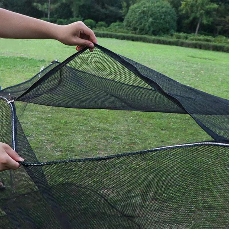 Lawaia Nylon Cage with Cover Stake Net Crayfish Breeding Anti-escape Cage Mud Jaundice Frog Breeding Net Cage Anti-oxidation