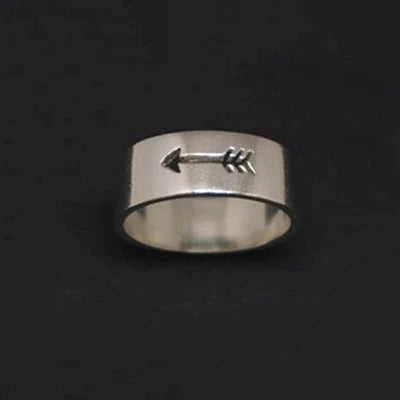 MKENDN Partnerringe mit Kreuzmotiv für Damen und Herren, Symbol für Versprechen, Pfeil, Lotus, Om, Pyramide, König und Königin, Krone, passende Ringe, Tauf- und Ostergeschenk