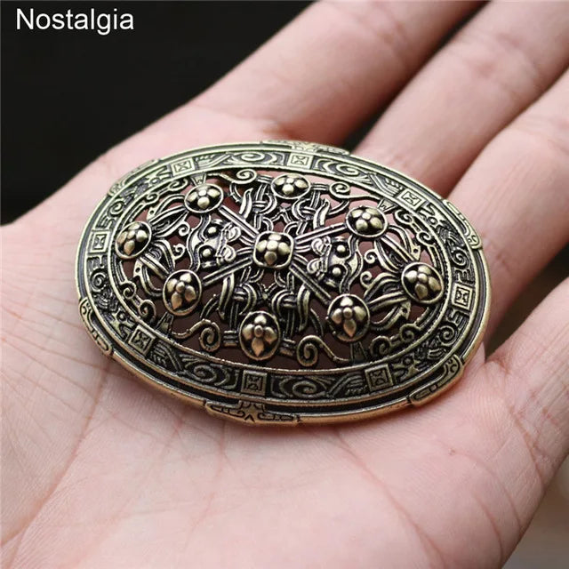 1pcs Nordic Viking Brooch Sweden Scandinavian brosch jewelry Talisman Witchy Large Big Brooches For Women Men Wicca