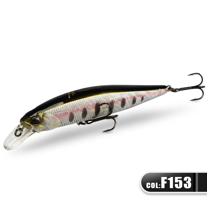 MEREDITH JERK MINNOW 100F 14g  Floating Wobbler Fishing Lure 24Color Minnow Lure Hard Bait Quality Professional Depth0.8-1.0m - Madeinsea©