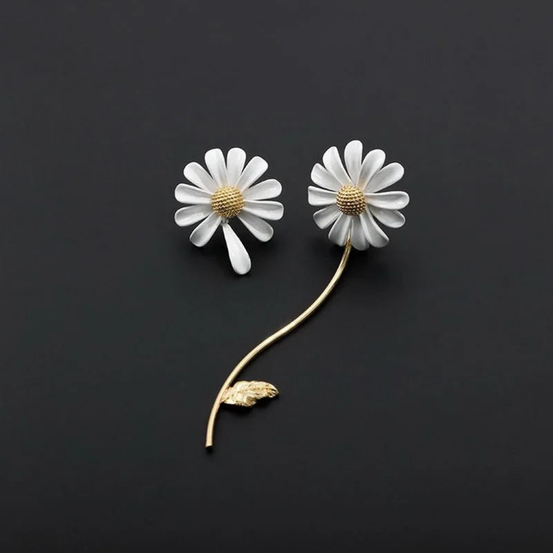 Sweet Small Daisy Flower Bracelets For Women Personality Cute Flower Bangles Girls Wedding Party Birthday Jewelry Gifts