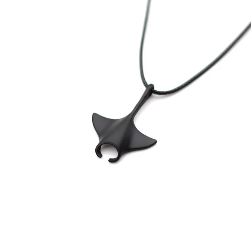 Unique Marine Animal Manta Necklace For Men Gift For Boyfriend Beach Necklace Male Accessories Pendant Necklace Surf Necklace - Madeinsea©