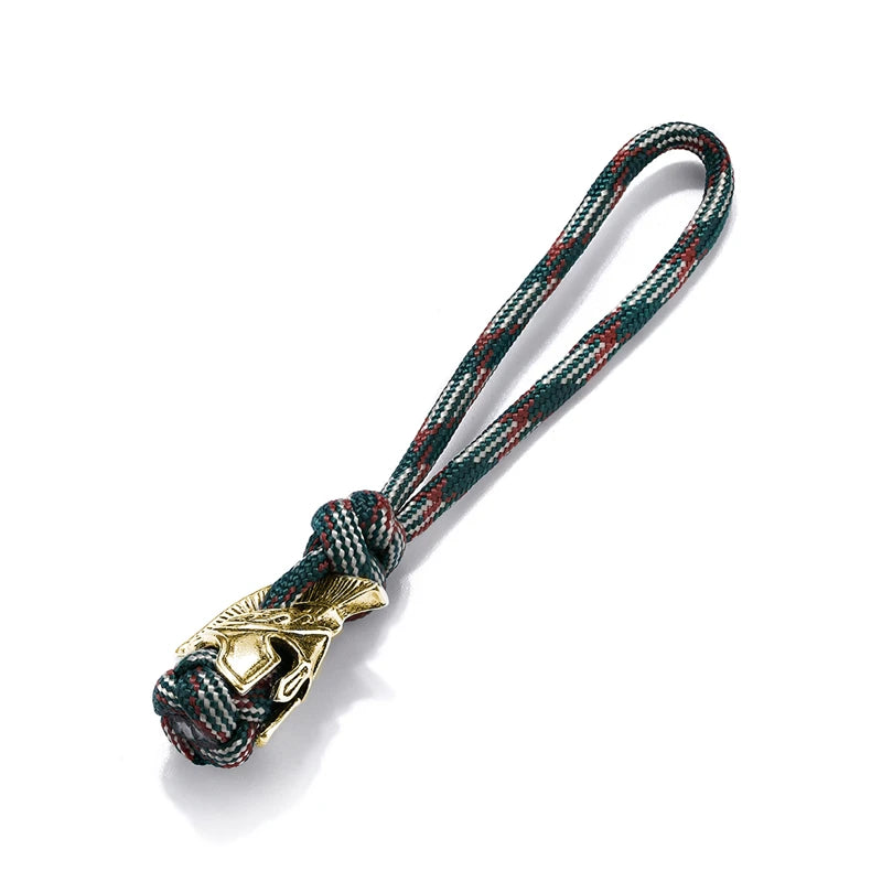MKENDN New Arrival Vikings Spartan Outdoor Umbrella Rope Car Keychain Climb Keychain Survival Cord Backpack Buckle
