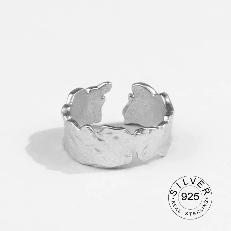 Real 925 Sterling Silver Rings For Women vintage zircon open round Engagement Rings Silver 925 Jewelry Anillos Mujer