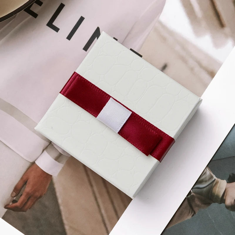 WOSTU 925 Sterling Silver Vintage Start Beaded Ring With Black Zircon, Black Unique Gothic Wavy Rings Jewelry Punk Gift