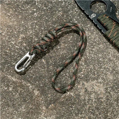 MKENDN Men Multi-function Paracord Survival Bracelet Keychain Outdoor Camping Rescue Emergency Rope Knife Rope Flashlight Rope