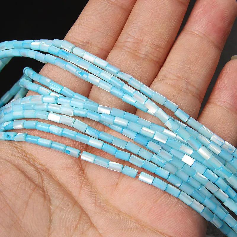 Multi Shape Size Natural Shell Beads Glitter Dyed Heishi Pearl Bead Mother of Pearl Beaded For Jewelry Making Necklace Bracelets