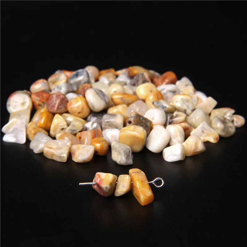 Natural Stone Chips Bead 5-8mm Turquoises Malachite Quartzs Irregular Gravel Beads For Diy Bohemia Jewelry Making Accessories - Madeinsea©