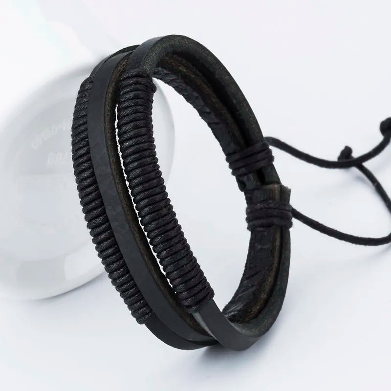 Bracelets pour hommes TYO New Fashion Anchor en cuir, bracelets joncs populaires à faire soi-même, bracelets à breloques tissés à la main, Pulseras !