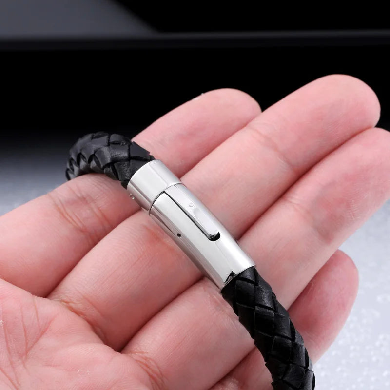 Bracelet en cuir de vache véritable Beier Styles classiques pour hommes et femmes Bracelet Bouddha Bijoux de personnalité tendance LLBC-L019