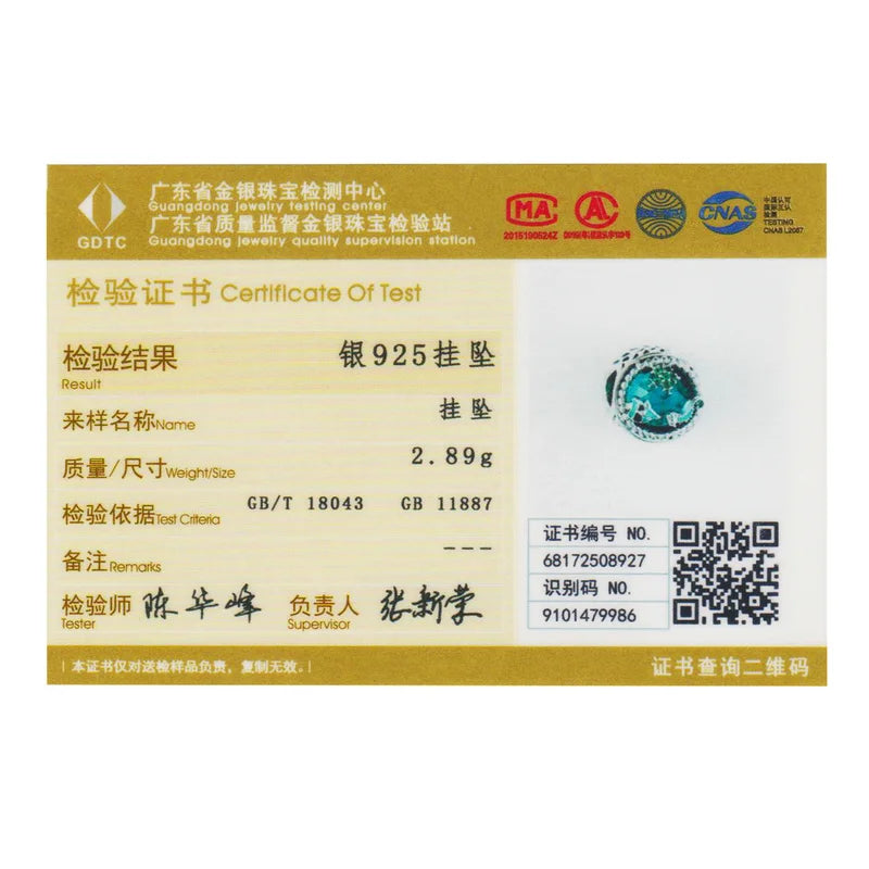 New Genuine 925 Sterling Silver Mystery Ocean Charms Beads fit Women Charm Bracelets DIY Stone Jewelry - Madeinsea©