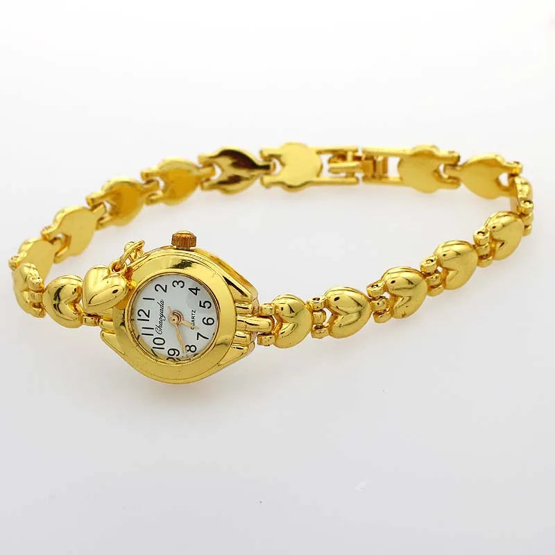 Cute Luxury Women Bracelet Watches Fashion Women Dress Wristwatch Ladies Quartz Sport Gold Watch Dropshiping