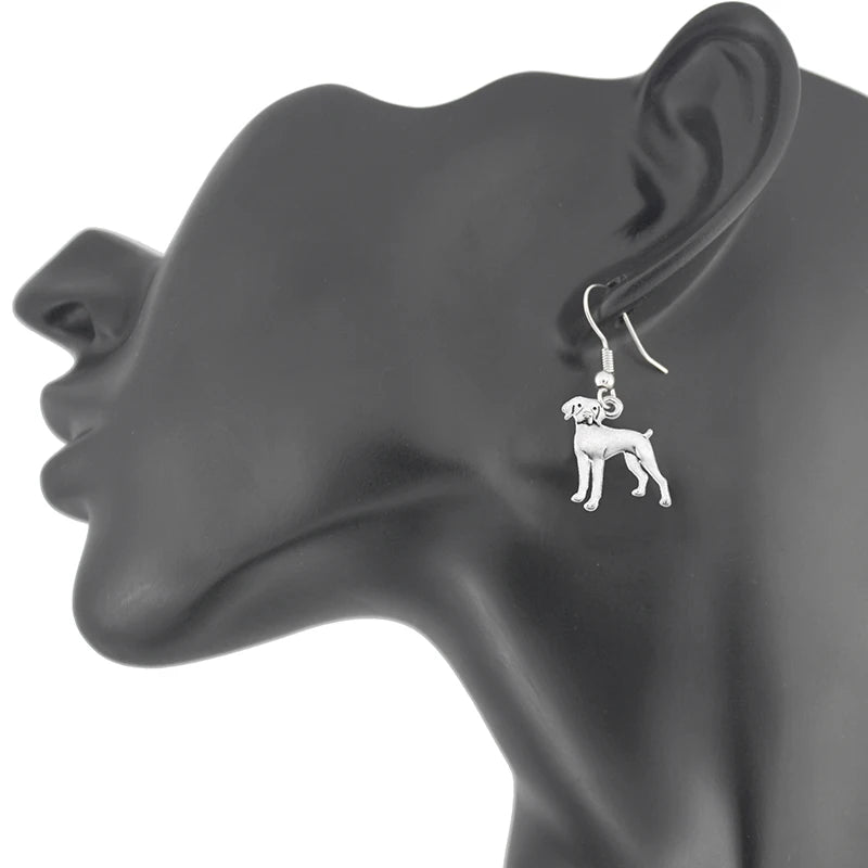 Vintage 3D Viasla Pendant Earring Bohomian Dog Boho Earings Fashion Jewelry Drop Earrings For Women Pendientes Best Friend Gifts
