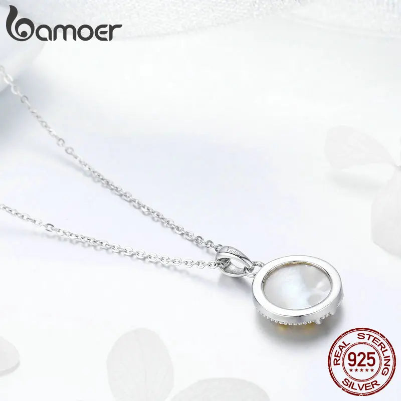 BAMOER Echt 925 Sterling Silber Baum des Lebens Anhänger Halsketten Frauen Gold Herz Baum Halskette Sterling Silber Schmuck SCN296