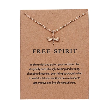 Fashion Elegant Animal Necklace Elephant Dragonfly Butterfly Flower Necklaces Vintage Necklace Pendant Charm Women Friend Gift