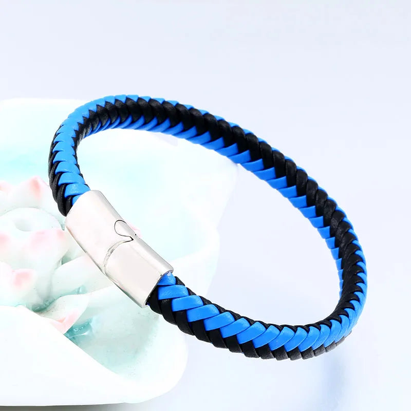 Beier nouveau magasin Mode bracelet tissé bicolore couple simple avec des cadeaux de bijoux de haute qualité LLBC-L0100