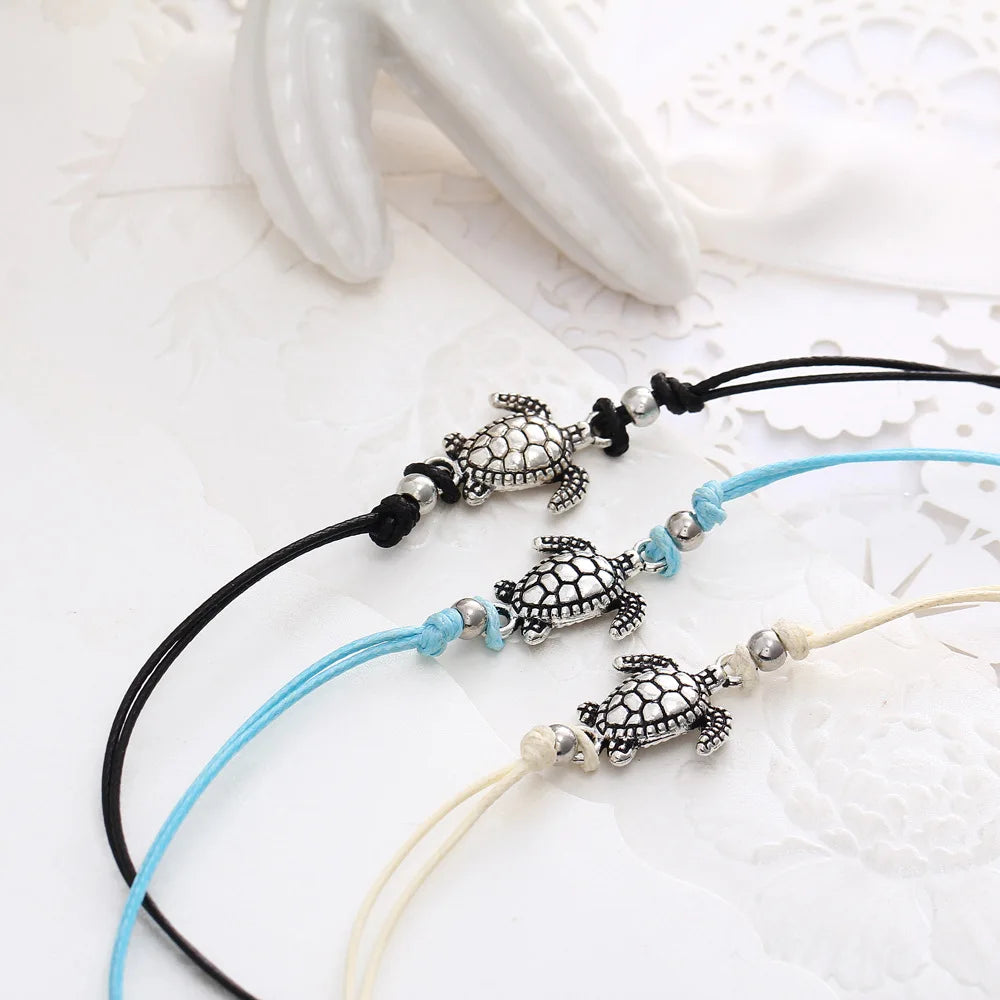 Vintage Sea Turtle Anklets For Beach - Madeinsea©