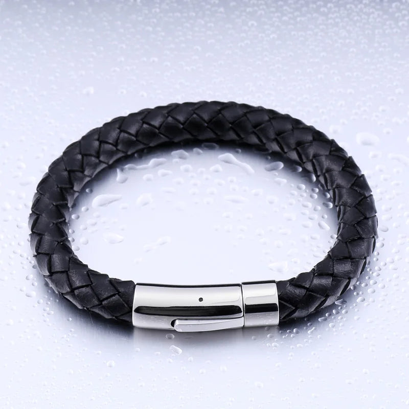 Bracelet en cuir de vache véritable Beier Styles classiques pour hommes et femmes Bracelet Bouddha Bijoux de personnalité tendance LLBC-L019