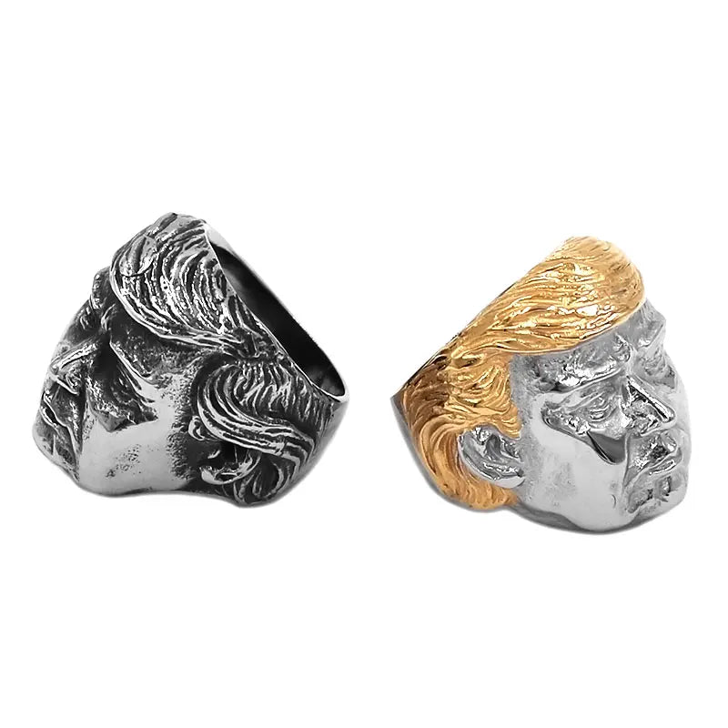 USA President Trump Stainless Steel Ring