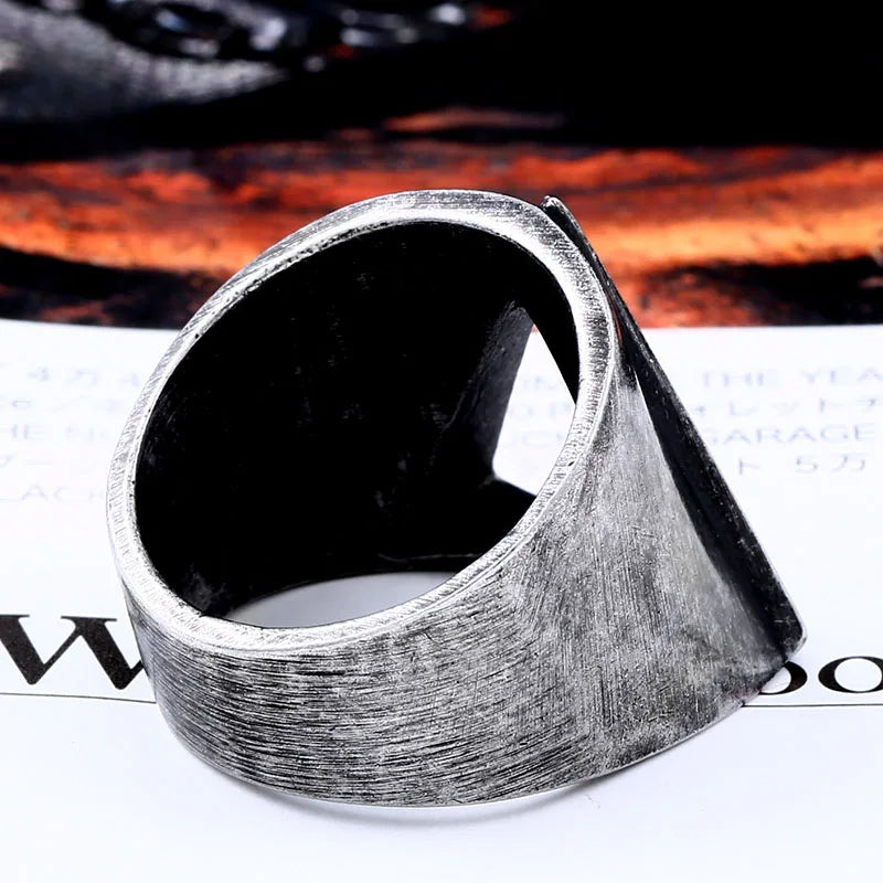 Beier new store 316L Stainless Steel viking Triangle graphics fashion men's ring High quality vintage ring LLBR8-543R
